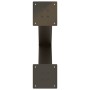 Patas para mesa comedor forma X 2uds acero natural 50x(72-73)cm de , Patas para mesas - Ref: Foro24-4012971, Precio: 105,06 €...