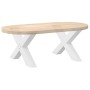 Patas de mesa de centro forma X 2uds acero blanco 70x(42-43) cm by , Table legs - Ref: Foro24-4012965, Price: 96,55 €, Discou...