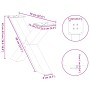 Patas de mesa de centro forma X 2uds acero blanco 70x(42-43) cm by , Table legs - Ref: Foro24-4012965, Price: 96,55 €, Discou...