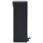Trash can with anti-fingerprint pedal 30L black stainless steel by vidaXL, Garbage cans and trash cans - Ref: Foro24-149573, ...