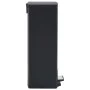 Trash can with anti-fingerprint pedal 30L black stainless steel by vidaXL, Garbage cans and trash cans - Ref: Foro24-149573, ...