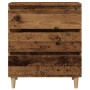Aparador de madera contrachapada envejecida 60x35x70 cm de , Aparadores - Ref: Foro24-856480, Precio: 72,64 €, Descuento: %
