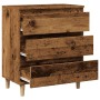 Aparador de madera contrachapada envejecida 60x35x70 cm de , Aparadores - Ref: Foro24-856480, Precio: 72,64 €, Descuento: %