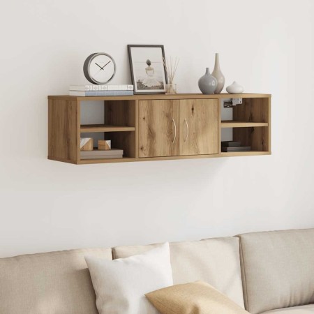 Armario de pared madera de ingeniería roble artisan 101x30x29cm by , Shelves and shelves - Ref: Foro24-856489, Price: 59,86 €...