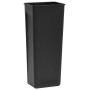 Trash can with anti-fingerprint pedal 30L black stainless steel by vidaXL, Garbage cans and trash cans - Ref: Foro24-149573, ...