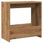 Mesa auxiliar madera contrachapada roble artisian 50x26x50 cm de , Mesas auxiliares - Ref: Foro24-856539, Precio: 35,95 €, De...