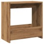 Mesa auxiliar madera contrachapada roble artisian 50x26x50 cm de , Mesas auxiliares - Ref: Foro24-856539, Precio: 35,95 €, De...