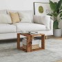Mesa de centro de madera contrachapada envejecida 40x40x30 cm by , Coffee table - Ref: Foro24-856494, Price: 29,03 €, Discoun...