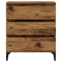 Aparador de madera contrachapada envejecida 60x35x70 cm de , Aparadores - Ref: Foro24-856482, Precio: 64,90 €, Descuento: %