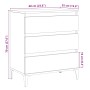 Aparador de madera contrachapada envejecida 60x35x70 cm de , Aparadores - Ref: Foro24-856482, Precio: 64,90 €, Descuento: %