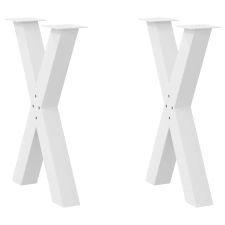 Patas para mesa de comedor en forma de X 2 uds acero blanco von , Tischbeine - Ref: Foro24-4012973, Preis: 115,11 €, Rabatt: %