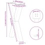 Patas para mesa de comedor en forma de X 2 uds acero blanco von , Tischbeine - Ref: Foro24-4012973, Preis: 115,11 €, Rabatt: %
