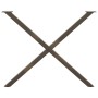 Patas para mesa comedor forma X 2uds acero natural 90x(72-73)cm de , Patas para mesas - Ref: Foro24-4012927, Precio: 60,34 €,...