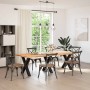 Patas para mesa de comedor en forma de X 3 uds acero negro von , Tischbeine - Ref: Foro24-4012992, Preis: 129,49 €, Rabatt: %