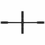 Pata de mesa comedor forma araña negra 150x78x(72-73) cm acero von , Tischbeine - Ref: Foro24-4013116, Preis: 185,00 €, Rabat...