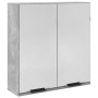 Armario de espejo de baño contrachapada gris 64x20x66,5 cm von , Badezimmerwaschtische - Ref: Foro24-856939, Preis: 61,11 €, ...