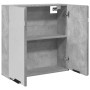 Armario de espejo de baño contrachapada gris 64x20x66,5 cm von , Badezimmerwaschtische - Ref: Foro24-856939, Preis: 61,11 €, ...