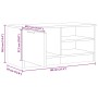 Mueble para TV madera contrachapada envejecida 80x35x36,5 cm von , TV-Möbel - Ref: Foro24-856854, Preis: 53,30 €, Rabatt: %