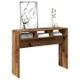 Mesa consola madera contrachapada envejecida 105x30x80 cm by , Side tables - Ref: Foro24-856622, Price: 56,75 €, Discount: %