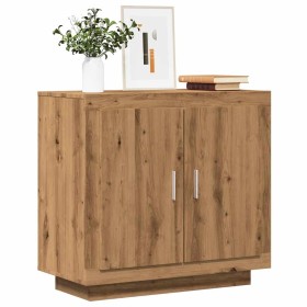 Aparador madera contrachapada roble artisian 80x40x75 cm de , Aparadores - Ref: Foro24-856863, Precio: 84,99 €, Descuento: %