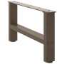 Patas para mesa de centro de acero natural 2 uds 70x(30-31) cm by , Table legs - Ref: Foro24-4013271, Price: 71,64 €, Discoun...