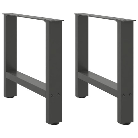 Patas de mesa de centro acero antracita 2 uds 60x(42-43) cm de , Patas para mesas - Ref: Foro24-4013286, Precio: 64,30 €, Des...