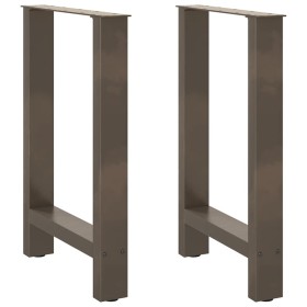 Patas para mesa de centro de acero natural 2 uds 50x(72-73) cm von , Tischbeine - Ref: Foro24-4013303, Preis: 85,66 €, Rabatt: %