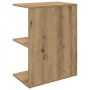 Mesita noche 2 uds madera ingeniería roble artisan 46,5x29x61cm by , Nightstands - Ref: Foro24-858667, Price: 54,27 €, Discou...