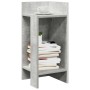 Mesas auxiliares 2 uds con estante gris hormigón 25,5x27x60 cm by , Side tables - Ref: Foro24-858549, Price: 40,32 €, Discoun...