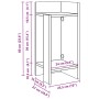 Mesas auxiliares 2 uds con estante gris hormigón 25,5x27x60 cm by , Side tables - Ref: Foro24-858549, Price: 40,32 €, Discoun...