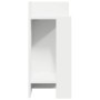 Mesa auxiliar con estante blanco 25,5x27x60 cm by , Side tables - Ref: Foro24-858542, Price: 36,07 €, Discount: %