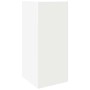 Mesa auxiliar con estante blanco 25,5x27x60 cm by , Side tables - Ref: Foro24-858542, Price: 36,07 €, Discount: %