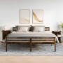 Mesita noche 2 uds madera ingeniería roble ahumado 46,5x29x61cm by , Nightstands - Ref: Foro24-858659, Price: 54,27 €, Discou...