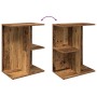 Mesitas noche 2 uds madera ingeniería envejecida 46,5x29x61 cm von , Nachttische - Ref: Foro24-858665, Preis: 58,13 €, Rabatt: %