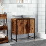 Armario para lavabo de baño madera ingeniería envejecida by , bathroom vanities - Ref: Foro24-857702, Price: 55,54 €, Discoun...