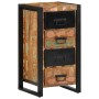 Cómoda de madera maciza reciclada multicolor 40x40x90 cm by , Sideboards - Ref: Foro24-4013582, Price: 183,40 €, Discount: %