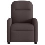 Sillón de masaje reclinable de tela marrón oscuro de , Sillones - Ref: Foro24-4015537, Precio: 199,03 €, Descuento: %