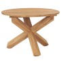 Garten Esstisch massiv Teakholz Ø110x75 cm von vidaXL, Gartentische - Ref: Foro24-316169, Preis: 351,26 €, Rabatt: %