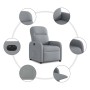 Sillón reclinable eléctrico tela gris claro von , Sessel - Ref: Foro24-3302952, Preis: 239,99 €, Rabatt: %