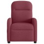 Sillón de masaje reclinable de tela color vino tinto de , Sillones - Ref: Foro24-4015535, Precio: 194,30 €, Descuento: %
