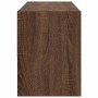 Zapatero apilable roble marrón 89,5x30x40 cm by , Dresser Organizers and Bar Hangers - Ref: Foro24-858851, Price: 45,53 €, Di...