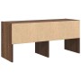 Zapatero apilable roble marrón 89,5x30x40 cm by , Dresser Organizers and Bar Hangers - Ref: Foro24-858851, Price: 45,53 €, Di...