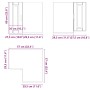 Mueble de cocina esquina pared Porto madera de ingeniería negra von , Küchenschränke - Ref: Foro24-854098, Preis: 92,66 €, Ra...