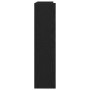 Mueble zapatero madera contrachapada negro 80x25x100 cm de , Zapateros y organizadores de calzado - Ref: Foro24-859897, Preci...