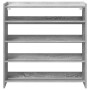 Mueble zapatero madera contrachapada gris sonoma 80x25x81 cm de , Zapateros y organizadores de calzado - Ref: Foro24-859910, ...