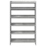 Mueble zapatero madera contrachapada gris hormigón 60x25x81 cm von , Schuhregale und Schuhorganisatoren - Ref: Foro24-859881,...