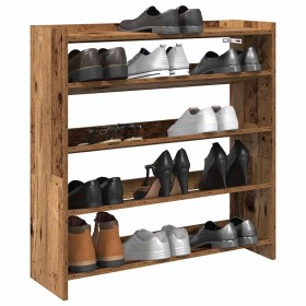 Mueble zapatero madera contrachapada madera vieja 80x25x81 cm von , Schuhregale und Schuhorganisatoren - Ref: Foro24-859912, ...