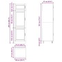 Mueble de cocina Porto madera contrachapada blanco brillante von , Küchenschränke - Ref: Foro24-854109, Preis: 239,16 €, Raba...
