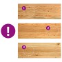 Peldaños de escalera 4 uds madera maciza roble marrón claro by , Stair mats - Ref: Foro24-3282959, Price: 166,56 €, Discount: %