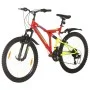 Bicicleta montaña 21 velocidades 26 pulgadas rueda 49 cm rojo de vidaXL, Bicicletas - Ref: Foro24-3067228, Precio: 258,81 €, ...
